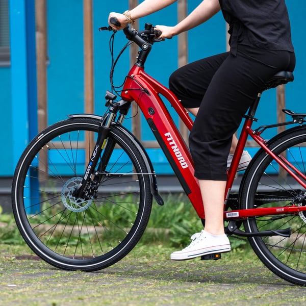 FitNord Ava 300 Sähköpyörä 2024, punainen (720 Wh tehoakku) 6