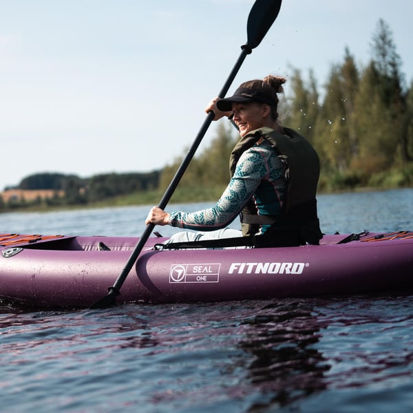 FitNord Seal One ilmatäytteinen kajakki, tumma violetti (1-istuttava) (2023-2024) 14