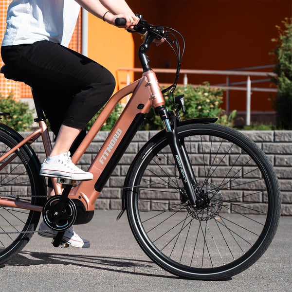 FitNord Ava 500 Sähköpyörä 2024, kulta (612 Wh akku) 4