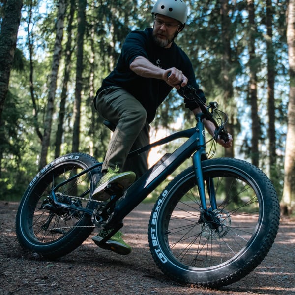 FitNord Rumble 300 Sähköfatbike 2024, sininen (720 Wh tehoakku) 5