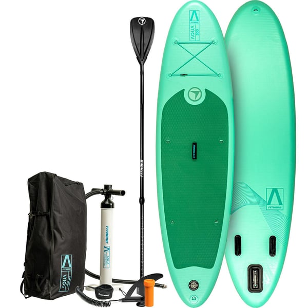 FitNord Aqua 300 SUP-lautasetti, mintunvihreä (kantavuus 120 kg) 1