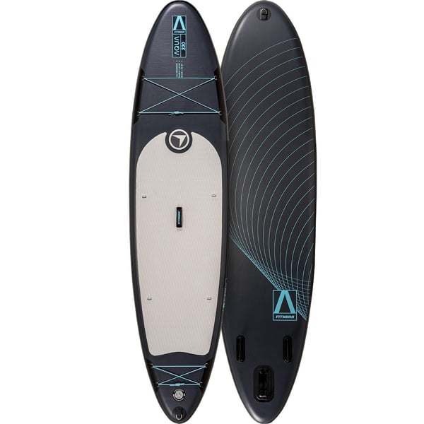 FitNord Aqua 330 SUP-lautasetti, musta (kantavuus 150 kg, alumiinimela) 2020-24 4