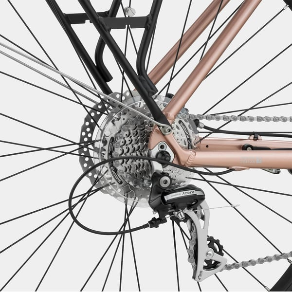 FitNord Ava 500 Sähköpyörä 2024, kulta (612 Wh akku) 11