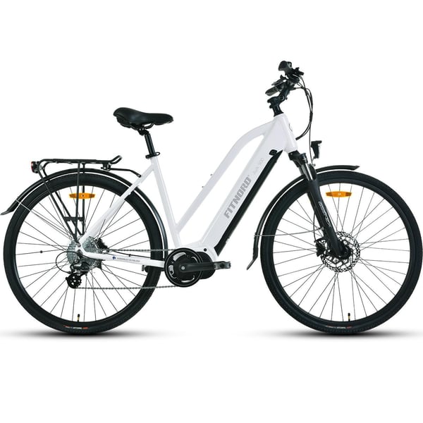 **OUTLET** FitNord Ava 500 Sähköpyörä, valkoinen,51cm (630 Wh akku), 2023 1
