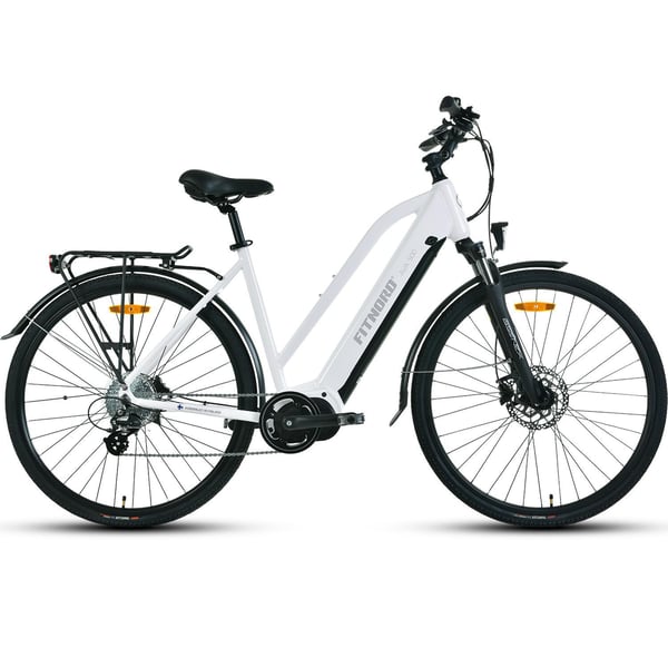 **OUTLET** FitNord Ava 500 2024 sähköpyörä, valkoinen,51cm (612Wh akku) 1