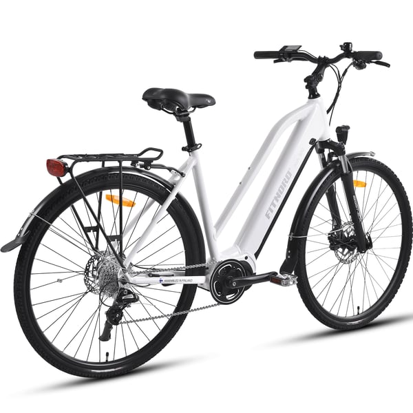 **OUTLET** FitNord Ava 500 2024 sähköpyörä, valkoinen,51cm (612Wh akku) 3