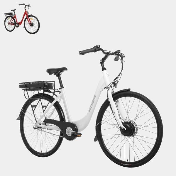 FitNord Classic 200 Sähköpyörä 2024, valkoinen (540Wh akku) 3