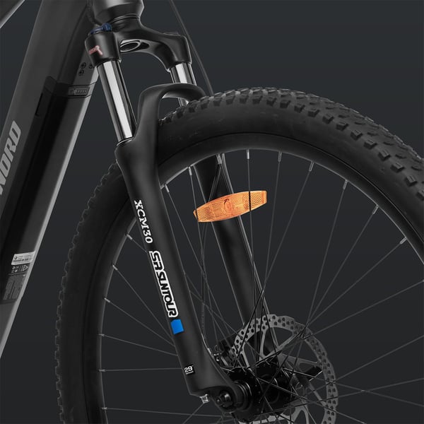 FitNord Ranger 300 Sähkömaastopyörä 2024, musta (720Wh tehoakku) 13