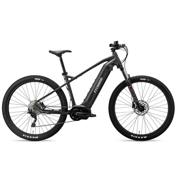 FitNord Ranger 900 Sähkömaastopyörä 2024, musta (856 Wh tehoakku) 1