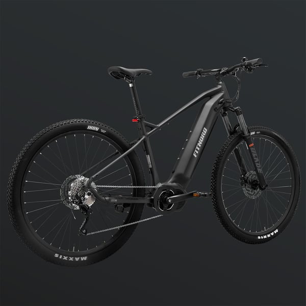 FitNord Ranger 900 Sähkömaastopyörä 2024, musta (856 Wh tehoakku) 9