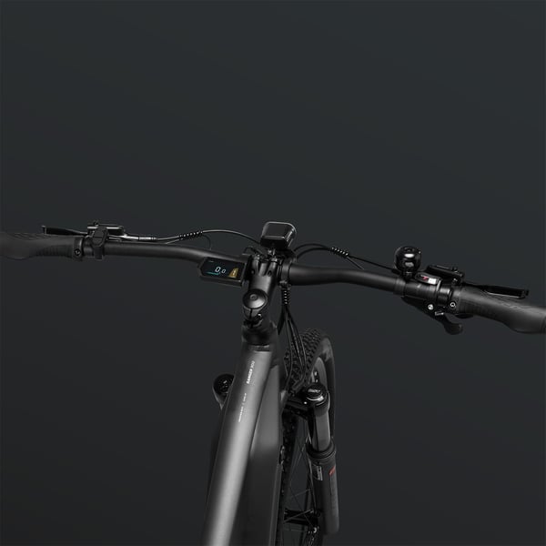 FitNord Ranger 900 Sähkömaastopyörä 2024, musta (856 Wh tehoakku) 12