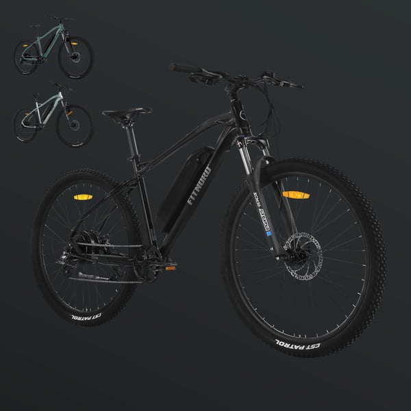 FitNord Ranger 200 Sähkömaastopyörä, musta (540Wh akku) 4