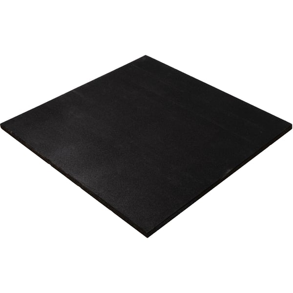 FitNord Kumilaatta 1m x 1m x 30mm pohjakuvioinnilla, musta 1