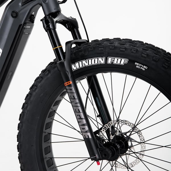 FitNord Rumble 1000 Sähköfatbike G2, musta 12