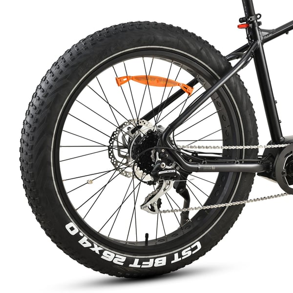 FitNord Rumble 500 Sähköfatbike, musta (720 Wh tehoakku) 9