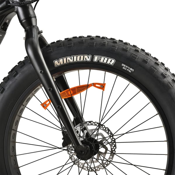 FitNord Rumble 900 Sähköfatbike, musta (882 Wh tehoakku) 8