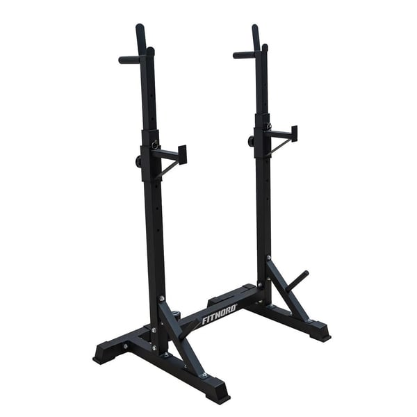 **OUTLET** FitNord Leveyssäädettävä penkkipunnerrus- ja kyykkyteline 1