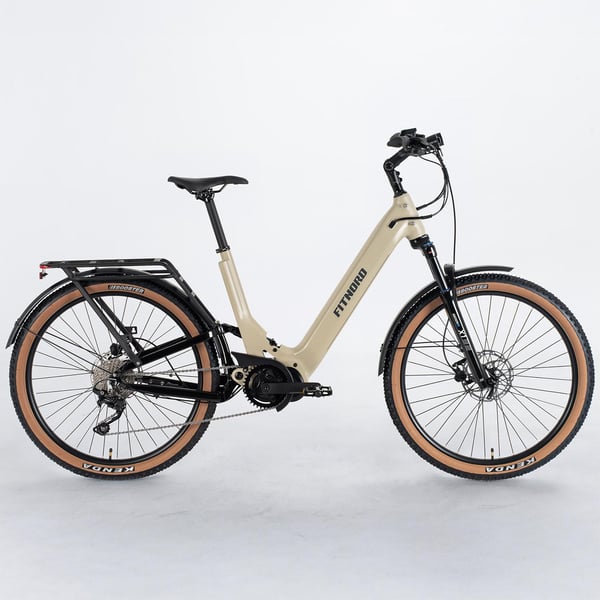 FitNord Venture 700FS DesertMax Sähköpyörä, matta hiekka, Runko 48 cm, renkaat 27,5", akku 720 Wh 1