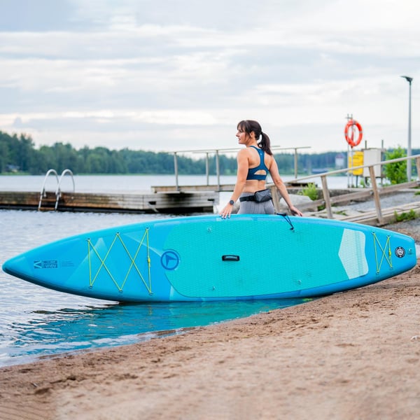 FitNord Aqua Apex 380 SUP-lautasetti (kantavuus 150 kg, lasikuitumela) 17