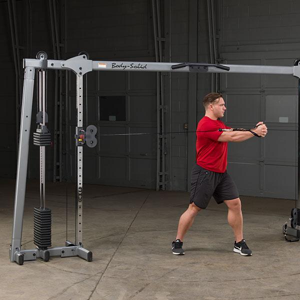 Ristikkäistalja, 2x72,5 kg, Body-Solid Deluxe 4