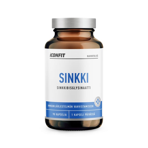 ICONFIT Sinkki (Bioaktiivinen sinkkidiglysinaatti), 25mg, N90 — Sinkkikapselit 1