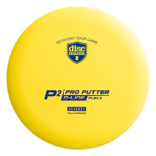 Discmania D-line P2 (Flex 2) Putteri Frisbeegolfkiekko, keltainen 1