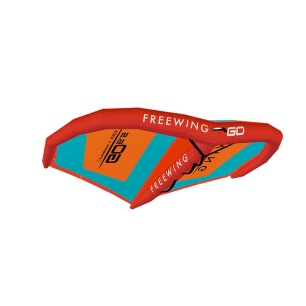 **OUTLET** Freewing Go 5.5M ilmatäytteinen siipi ikkunoilla (Oranssi/sininen) 1