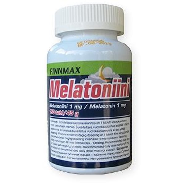 Melatoniini 1 mg, FinnMax 150 tabl. 1