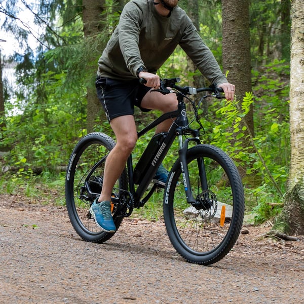 FitNord Ranger 200 Sähkömaastopyörä 2024, musta (540Wh akku) 2