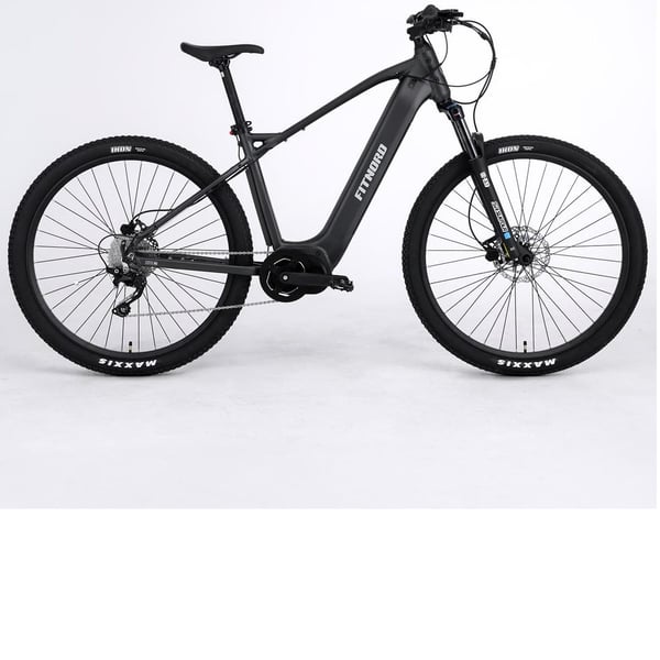 **OUTLET**FitNord Ranger 500 G2 Sähkömaastopyörä, musta, 48cm, akku 540Wh 1