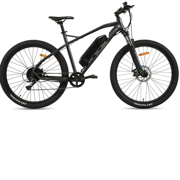 **OUTLET**FitNord Ranger 200 Sähkömaastopyörä 2023, musta, 48cm (540Wh akku) 1