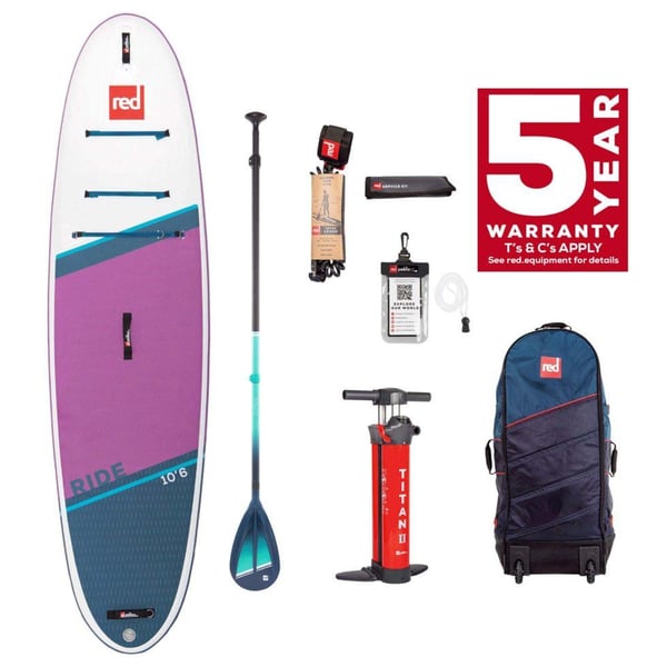Red Paddle 10.6 Ride SUP-lautasetti, violetti 2