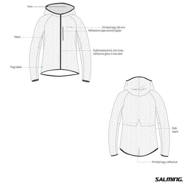 Salming Essential Run Juoksutakki, naisten 8