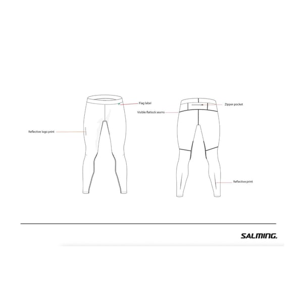 Salming Essential Juoksutrikoot, miesten 8