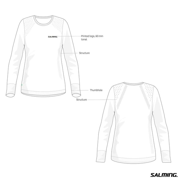 Salming Seamless Pitkähihainen paita, naisten 9