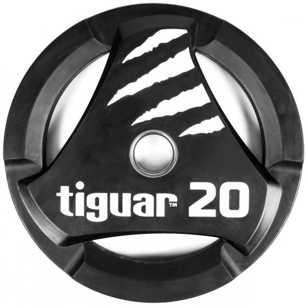 Tiguar otekahvallinen 20 kg PU levypaino 1