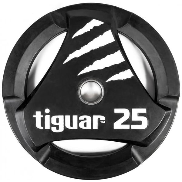 Tiguar otekahvallinen 25 kg PU levypaino 1