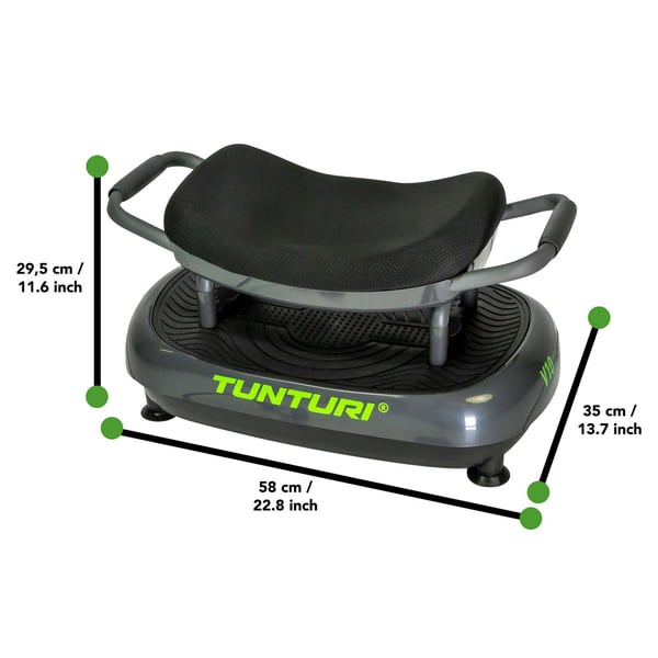 Tunturi Cardio Fit V10 Tärinälevy mitat