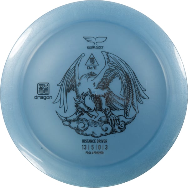Yikun Dragon Line Da'e Pituusdraiveri Frisbeegolfkiekko, vaalean sininen 1