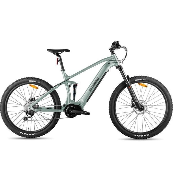 **OUTLET**FitNord Ranger 700FS Täysjousto sähkömaastopyörä, minttu,48cm, 2023 (720 Wh tehoakku)