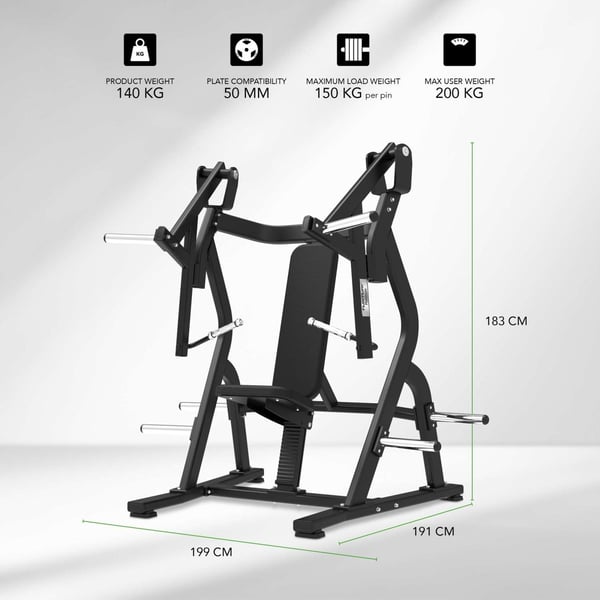 Tunturi Platinum Rintaprässi, levypainoille