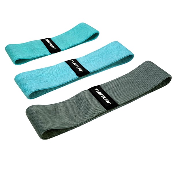 Tunturi Textile Booty Bands, 3 kpl