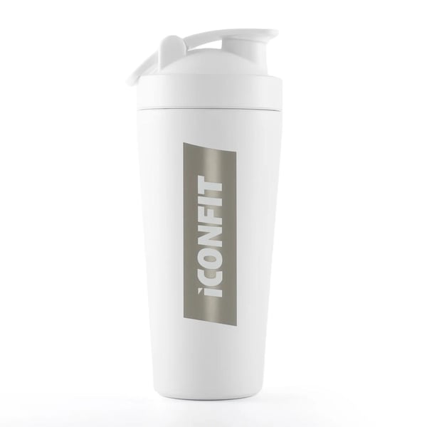 ICONFIT Shaker Stainless Steel - 800ml - White