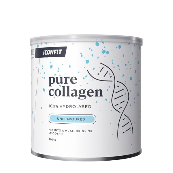 ICONFIT Hydrolysed Collagen, pure (99% Protein) 300g — Hydrolysoitu kollageeni