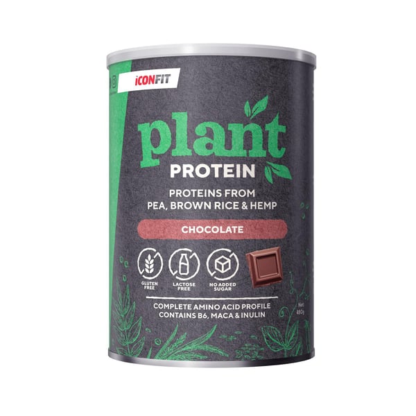 ICONFIT Plant Protein - Chocolate 480g — Kasviproteiini