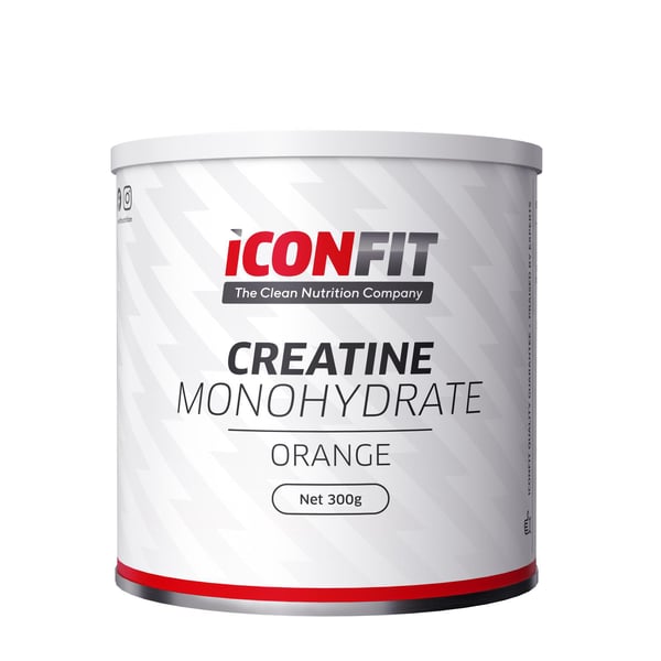 ICONFIT Micronised Creatine Monohydrate - Orange 300g — Kreatiinimonohydraatti