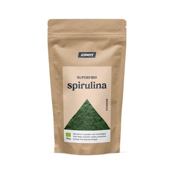 ICONFIT Organic Spirulina Powder 125g — Spirulinajauhe