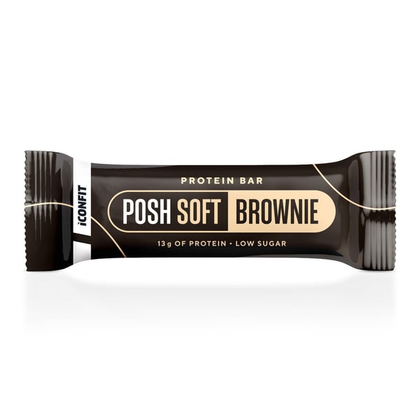 ICONFIT POSH SOFT Brownie Protein Bar 40 g — Proteiinipatukka