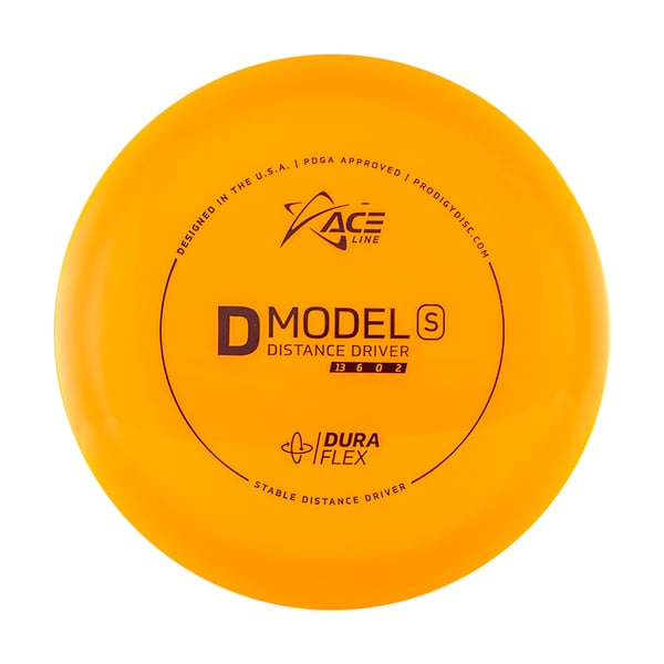 Prodigy Disc ACE Line D Model S DuraFlex Pituusdraiveri Frisbeegolfkiekko, oranssi