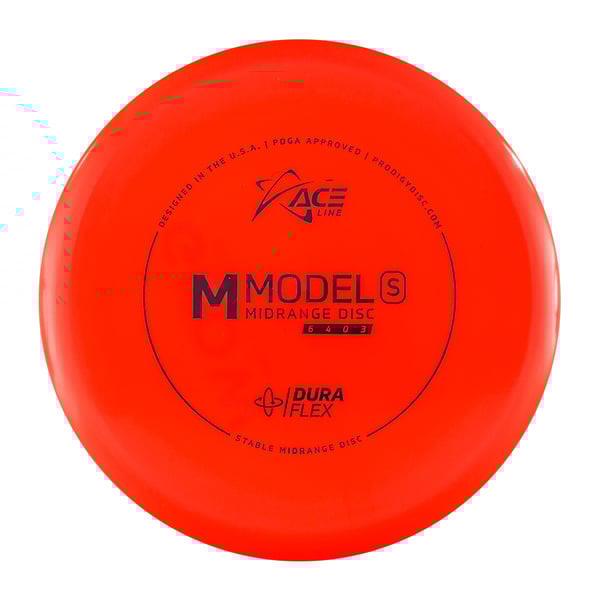 Prodigy Disc ACE Line M Model S DuraFlex Midari Frisbeegolfkiekko, punainen